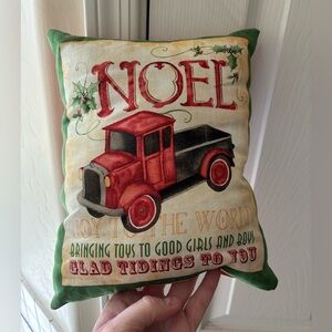 Set of two small Christmas pillows